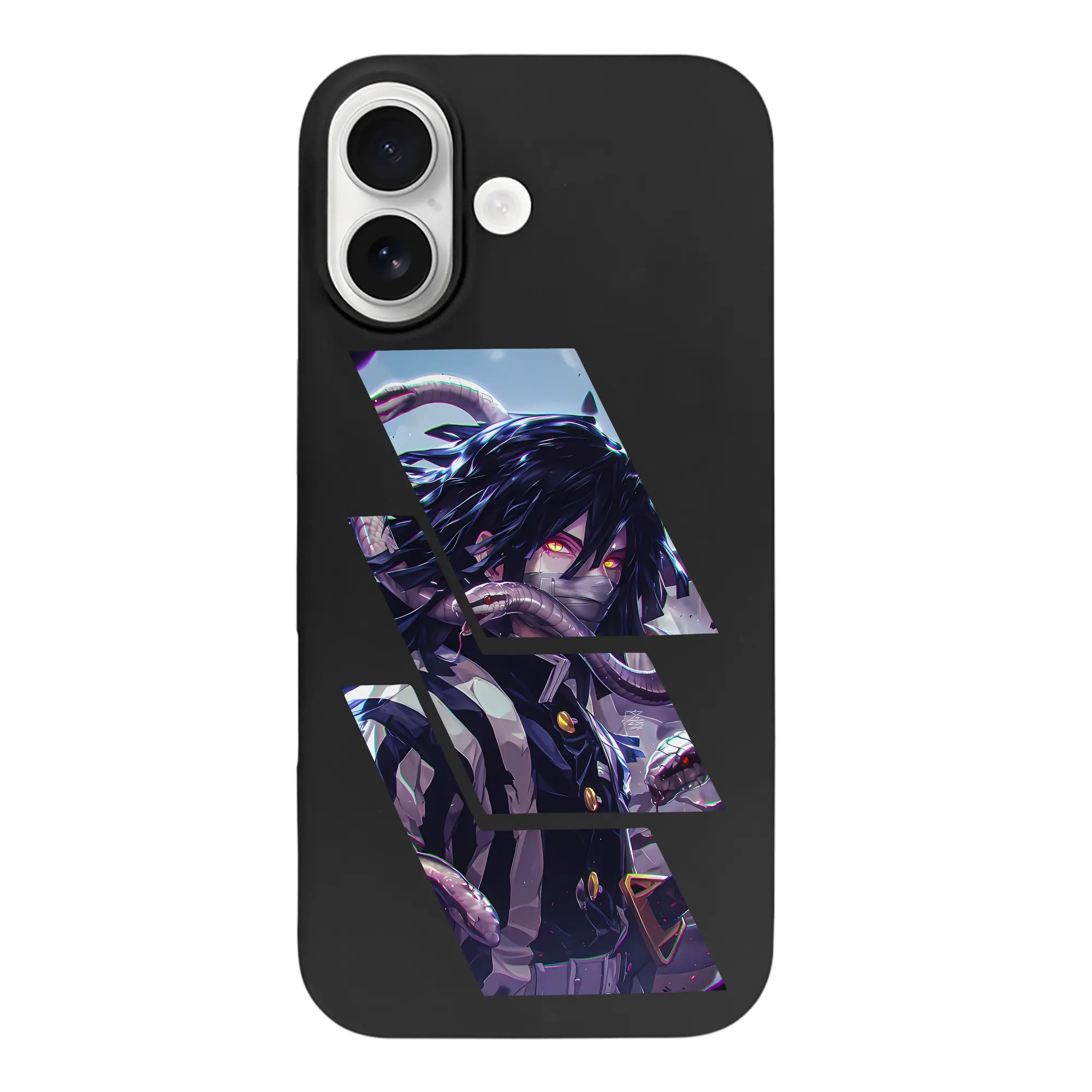 鬼滅の刃 グッズ,伊黒 小芭内 - iPhone 17 シリーズ シリコンケース 薄型 耐衝撃 指紋防止 ソフトタッチカバー 精密フィット 傷防止 保護ケース iPhone 17/17 Air/17 Pro/17 Pro Max 対応